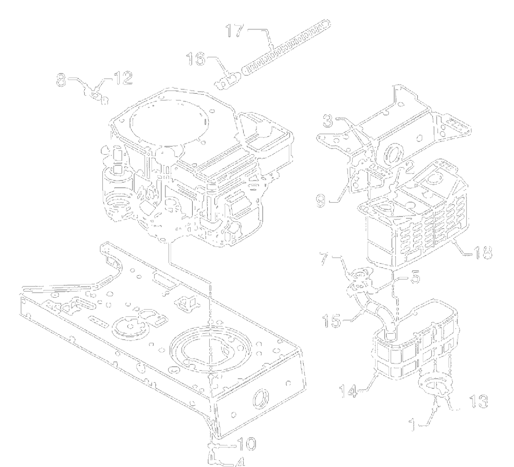 Engine Accessories (Kohler) Diagram and Parts List for 2001 Yard Machines Lawn Tractor